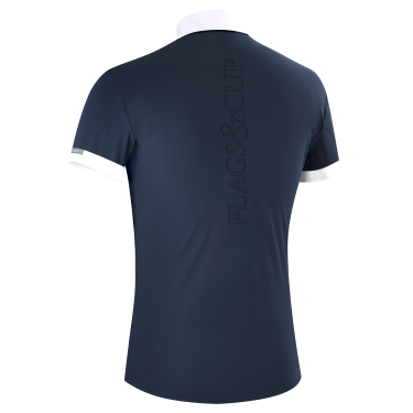 Wettkampf-Poloshirt Flags & Cup Herren Wako Kurzarm Wettkampf-Poloshirt Flags & Cup Herren Wako Kurzarm