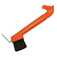 Cure-pieds à tête de cheval Kerbl Orange