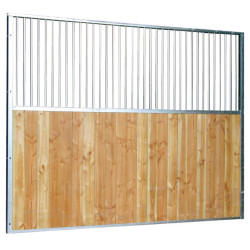 FESTE TRENNWAND BOX VERGITTERT / NORDISCHE KIEFER