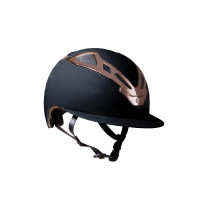 Casque Apex Chrome noir mat/or rose pour femme Suomy Matt / rose gold
