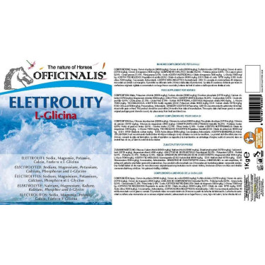 Ergänzungsfuttermittel Officinalis® Elektrolyte L-Glycin Ergänzungsfuttermittel Officinalis® Elektrolyte L-Glycin