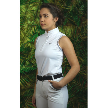 Ärmelloses Damen-Poloshirt SANTANA Flags & Cup Ärmelloses Damen-Poloshirt SANTANA Flags & Cup