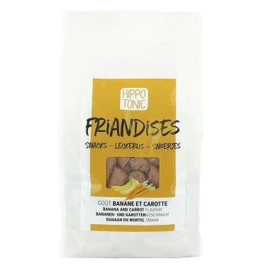 Hippo-Tonic Bonbons für Pferde mit Bananen- und Karottengeschmack Hippo-Tonic Bonbons für Pferde mit Bananen- und Karottengeschmack