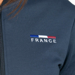 Damen Zip-Sweatshirt France Limited Edition Flags & Cup Damen Zip-Sweatshirt France Limited Edition Flags & Cup