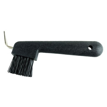 Cure-pied avec brosse Finn-Tack Schwarz