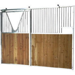 Standard-Boxenfront mit Gitter / Holz La Gée Standard-Boxenfront mit Gitter / Holz La Gée