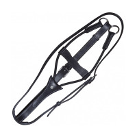 Martingale Chetak élastique à anneaux Noir
