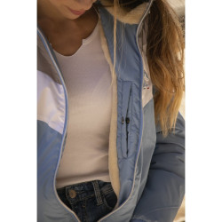 Blouson Pénélope Lecciblock Arktisblau Blouson Pénélope Lecciblock Arktisblau