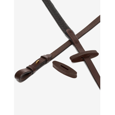 Gummizügelstopper LeMieux Braun Gummizügelstopper LeMieux Braun