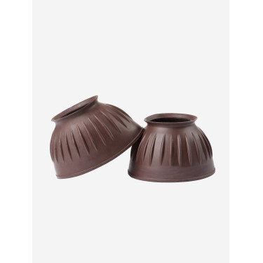 Gerippte Gummiglocken LeMieux Braun Gerippte Gummiglocken LeMieux Braun