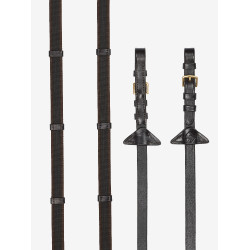 Continental-Gummizügel LeMieux Braun / Messing