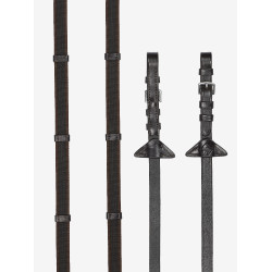 Continental-Gummizügel LeMieux Braun / Silber