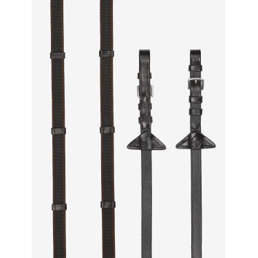 Continental-Gummizügel LeMieux Braun / Silber