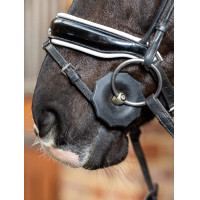 Profilierte Gummi-Gebissscheiben LeMieux Schwarz