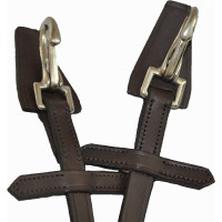 Trensenzaum Easy Gebiss T de T Dunkles Havanna Braun