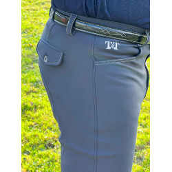 Ultime T de T Silikon-Reithose Herren Marine Marineblau Ultime T de T Silikon-Reithose Herren Marine Marineblau