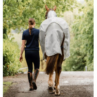 Fliegendecke Horseware Rambo Protector Silber / Blau Fliegendecke Horseware Rambo Protector Silber / Blau