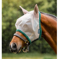 Fliegenschutzmaske Horseware Amigo Beige / Grün Fliegenschutzmaske Horseware Amigo Beige / Grün