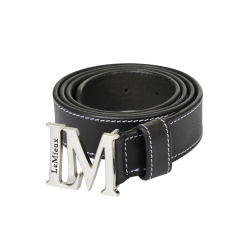 LeMieux Monogramm-Gürtel Schwarz