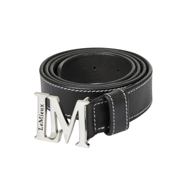 LeMieux Monogramm-Gürtel Schwarz