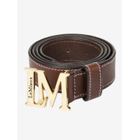 LeMieux Monogramm-Gürtel Braun