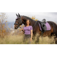 LeMieux Earth Dressur Schabracke Distel Lila LeMieux Earth Dressur Schabracke Distel Lila