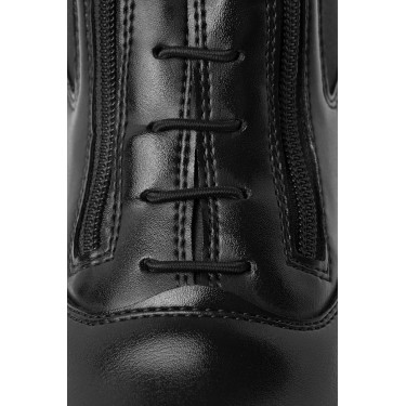 Horze Stiefel Leder Horze Kingston doppelte Reißverschlüsse Damen Schwarz