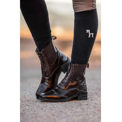 Horze Stiefel Leder Horze Kingston doppelte Reißverschlüsse Damen Horze Stiefel Leder Horze Kingston doppelte Reißverschlüsse Damen