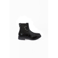 Horze Portland Strass Stiefeletten Kinder Schwarz Horze Portland Strass Stiefeletten Kinder Schwarz