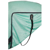 Fliegendecke Horze Paso Fino mit Halsteil und UV-Schutz Titangrau Fliegendecke Horze Paso Fino mit Halsteil und UV-Schutz Titangrau