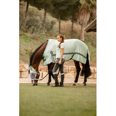 Fliegendecke Horze Paso Fino mit UV-Schutz Grüner Bach Gr&uuml;n