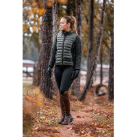 Ärmellose ultraleichte Reitweste B Vertigo Sia Damen Efeugrün