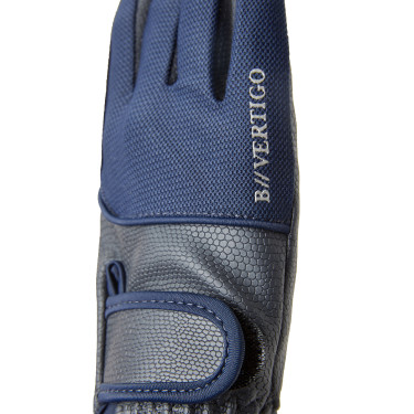 Sommer-Reithandschuhe B Vertigo Carla Mesh Damen Dunkelmarine Blau