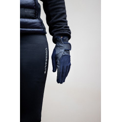 Sommer-Reithandschuhe B Vertigo Carla Mesh Damen Dunkelmarine Blau