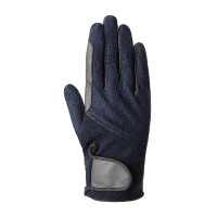 Reithandschuhe Sommer Horze Leni Damen Dunkelmarine Blau