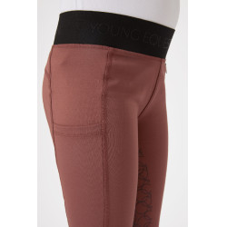 Reithose mit Silikonbesatz Horze Leighton Jugend vollbesatz mit warmem Futter Rot-Schimmel Reithose mit Silikonbesatz Horze Leighton Jugend vollbesatz mit warmem Futter Rot-Schimmel
