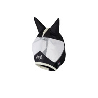 Fliegenmaske B Vertigo Delux mit Kunstfell Dunkelmarine Blau