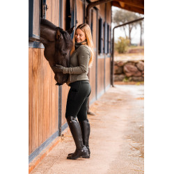 Vollbesatz-Grip-Reithose für alle Jahreszeiten Horze Mira Schwarz