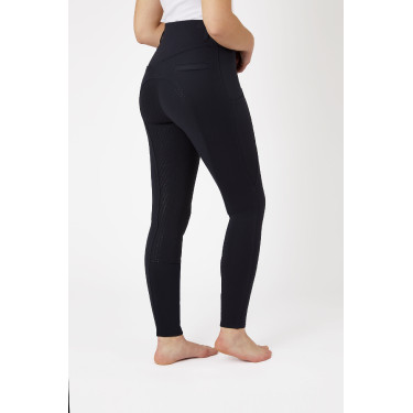 Vollbesatz-Grip-Reithose für alle Jahreszeiten Horze Mira Dunkelmarine Blau