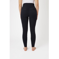 Vollbesatz-Grip-Reithose für alle Jahreszeiten Horze Mira Dunkelmarine Blau