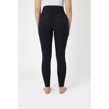Vollbesatz-Grip-Reithose für alle Jahreszeiten Horze Mira Dunkelmarine Blau