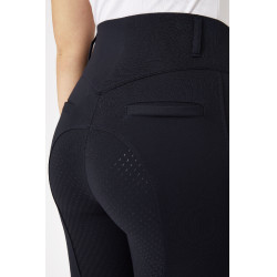 Vollbesatz-Grip-Reithose für alle Jahreszeiten Horze Mira Dunkelmarine Blau