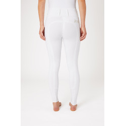 Reithose Vollbesatz Meghan B Vertigo High Waist Damen Weiß Wei&szlig;