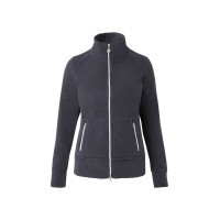 Reitjacke Fleece Horze Ellie Damen Dunkelmarine