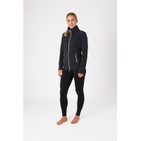Reitjacke Fleece Horze Ellie Damen Dunkelmarine Blau Reitjacke Fleece Horze Ellie Damen Dunkelmarine Blau