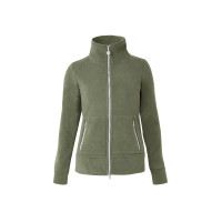 Reitjacke Fleece Horze Ellie Damen Skarabäusgrün Grün Reitjacke Fleece Horze Ellie Damen Skarabäusgrün Grün