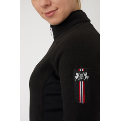 Reitjacke Fleece Stretch B Vertigo Cleo Damen Schwarz
