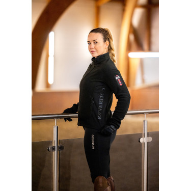 Reitjacke Fleece Stretch B Vertigo Cleo Damen Schwarz
