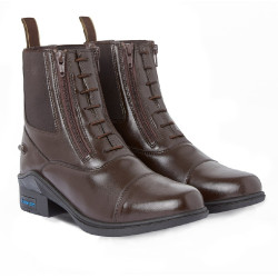 Horze Stiefel Leder Horze Kingston doppelte Reißverschlüsse Damen Horze Stiefel Leder Horze Kingston doppelte Reißverschlüsse Damen