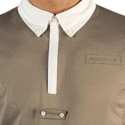 Polo homme Bankso manches longues Flags & Cup Bleu marine